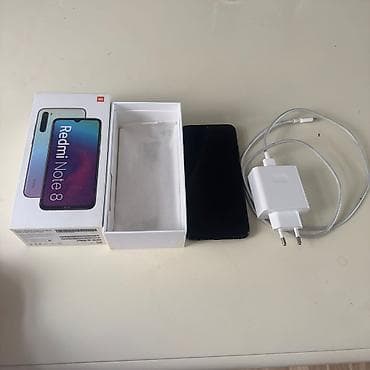 redmi note 8 ekranı: Redmi 8, 128 GB, rəng - Qara, Barmaq izi — 3