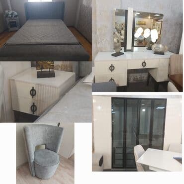 барный шкаф: 2 təknəfərlik çarpayı, Dolab, Termo, 2 tumba, Türkiyə, İşlənmiş — 1