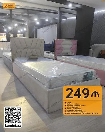 Çarpayı – La Mini - Ölçü: 90 × 200 sm - Mexanizm: Açılmayan, bazasız lalafo.az -da Çarpayı – La Mini - Ölçü: 90 × 200 sm - Mexanizm: Açılmayan, bazasız