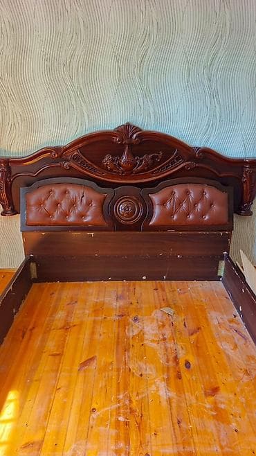 yatag destleri: Yataq mebeli: dolab, çarpayı, trumo və 2 tumba. Dikt olmadığı üçün — 5