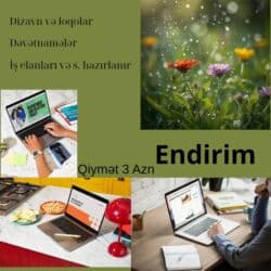 iş bakı: Dizayn xidməti - Dizayn və loqoların hazırlanması - Dəvətnamələrin — 1