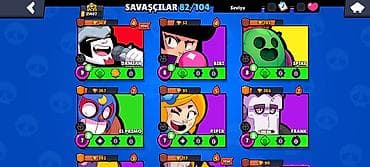 iphone 15 pro titanium: Brawl Stars hesabı – 82/104 döyüşçü, 21 407 kubok Xüsusiyyətlər: - — 4