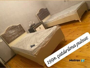 tek neferlik çarpayı: Təknəfərlik çarpayı, Matras ilə — 18