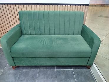 Mini-divan, Açılmayan, Bazalı, Vеlur parça — 2