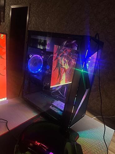 ssd almaq: RGB işıqlanmaya sahib oyun/iş kompüteri komplekti Xüsusiyyətlər: - — 3
