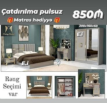 matras ölçüləri: İkinəfərlik çarpayı — 1