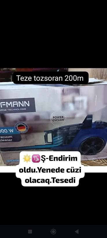 kantiner: Hofmann tozsoran – Power Cyclone texnologiyalı, güclü çəkim. - Güc — 1