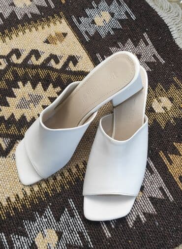 tekstil uşaq şəp şəpləri: Ölçü: 37, rəng - Ağ, Yeni — 5