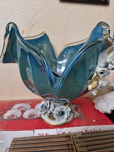 Məhsul: İtaliya istehsalı dekorativ şüşə/kristal qab - Brend/etiket lalafo.az -da Məhsul: İtaliya istehsalı dekorativ şüşə/kristal qab - Brend/etiket