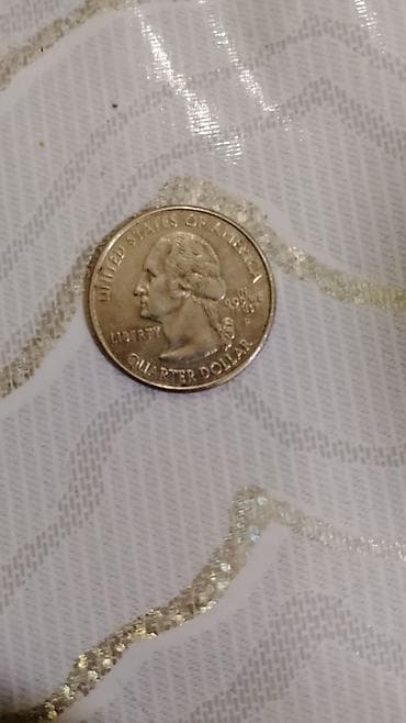 sent manat: ABŞ 25 sent – “Virginia 1788 – Jamestown 1607–2007” xatirə kvartırı — 2