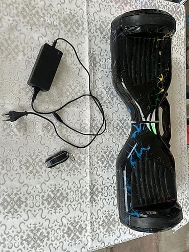 nintendo switch: Hoverboard (özünü tarazlayan skuter) - Korpus: qara rəngli, şimşək — 4