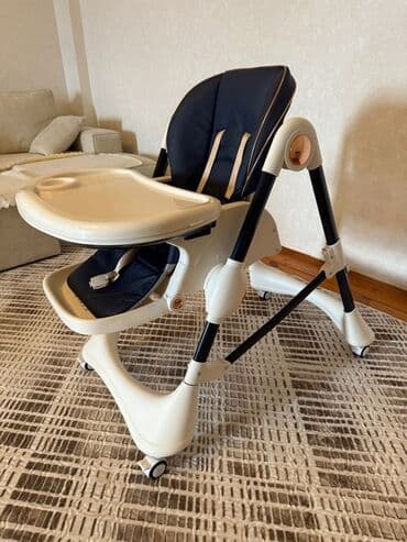qidalandırmaq üçün uşaq stul yelləncək: Uşaq yemək stulu Kidilo firmasi.350 manata alinib tezedi cox az — 4