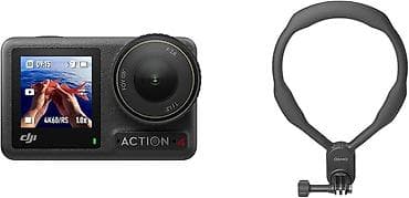 DJI Osmo Action 4 aksiyon kamerası + aksesuar - 1/1.3" sensor və