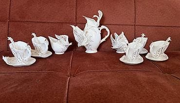 toxuma saplar: Çay dəsti, rəng - Ağ, Farfor, 6 nəfərlik — 4