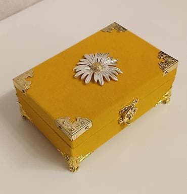 Sandıqlar: Əl işı: dekorativ taxta saxlama qutuları - Material: bərk taxta — 8