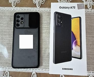 Samsung Galaxy A72, 128 GB, rəng - Qara, İki sim kartlı
