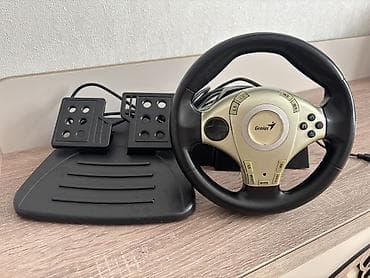 Genius sükan və pedallar dəsti – kompüter və konsollar üçün yarış — 1