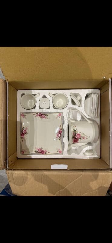 Mətbəx aksesuarları: Çay dəsti, rəng - Ağ, 6 nəfərlik, Türkiyə — 4