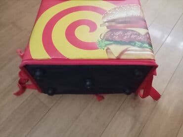 Kuryer çantaları: Yango “Yemək Çatdırılması” termal çanta (kuryer üçün) - Sırt çantası — 5