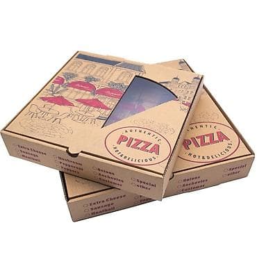 metbex ewyalari: Pizza qutuları – loqolu və loqosuz - Material: möhkəm, qida ilə təmas — 6