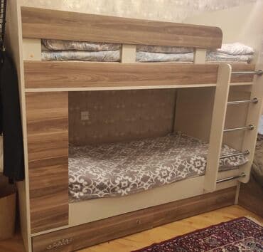 Oğlan və qız üçün, İşlənmiş, Çarpayı, Matras ilə, Siyirməli