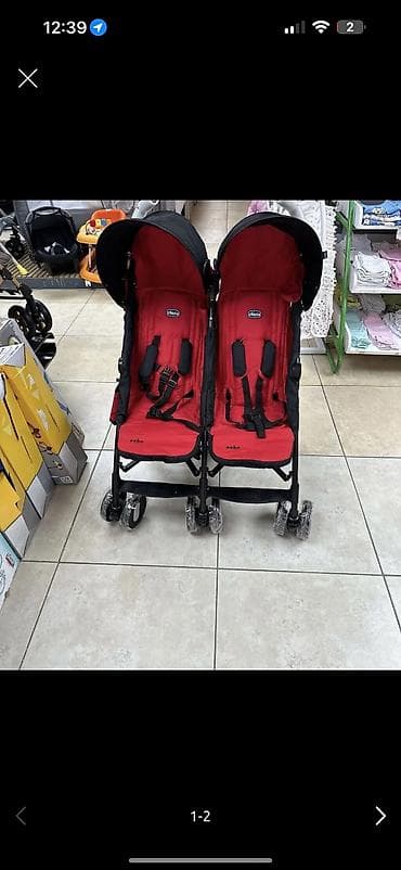 Əkizlər üçün araba, Chicco — 1