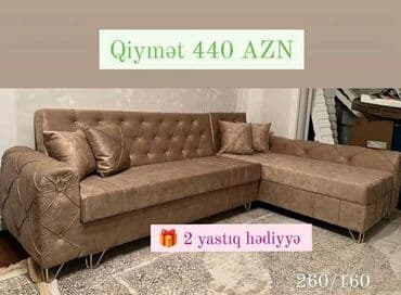 ev üçün divan: Künc divan, Yeni, Açılan, Bazalı, Parça, Şəhərdaxili pulsuz çatdırılma — 3