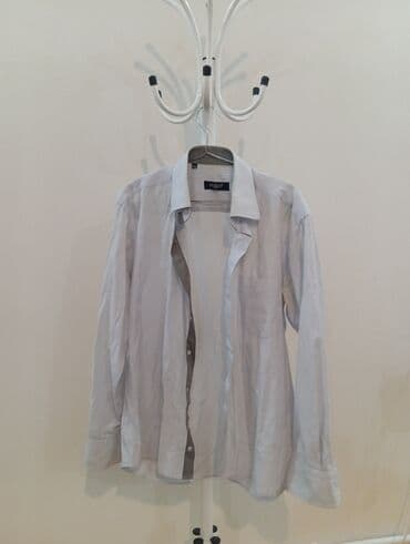 Мужская обувь: Мужская рубашка, M, цвет - Серый — 2
