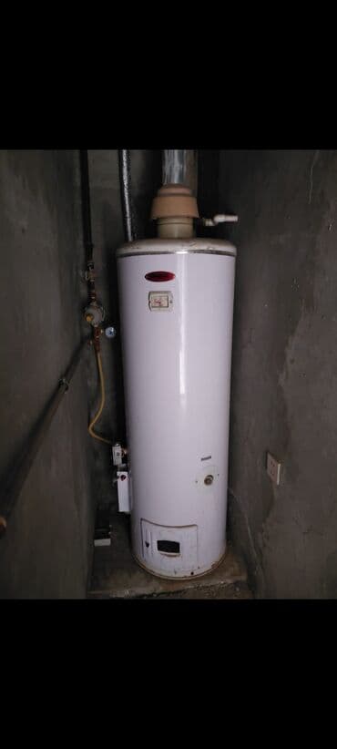 Kombi təmiri: Qazla işləyən şaquli su qızdırıcısı (geyzer/qatılandırıcısız su — 1