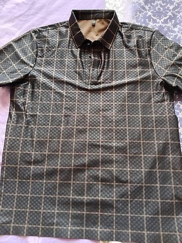 kişi koynəyi: Kişi polo köynəyi - Model: qısaqollu, klassik yaxalı, 3 düyme buz — 1