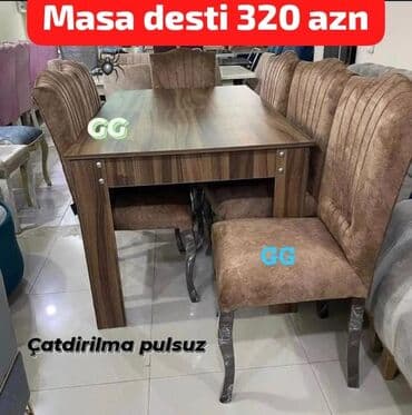 Qonaq otağı üçün, Yeni, 6 stul