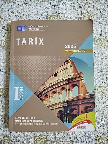 Azərbaycan Tarixi Testlər 11-ci sinif, DİM, 1-ci hissə lalafo.az -da Azərbaycan Tarixi Testlər 11-ci sinif, DİM, 1-ci hissə