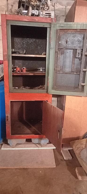 asılqan dolab: Metall seyf/dolap – ağır və möhkəm konstruksiya - Material: tam metal — 2