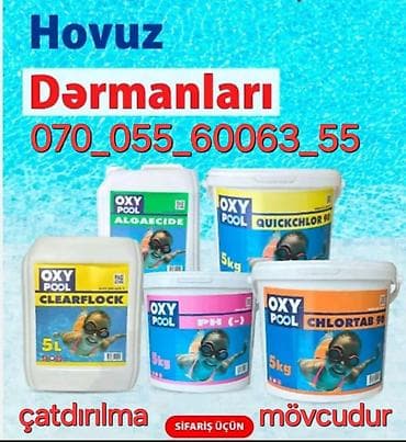 Hovuz avadanlıqları və kimyəvi vasitələr - Hovuz üçün nasosların