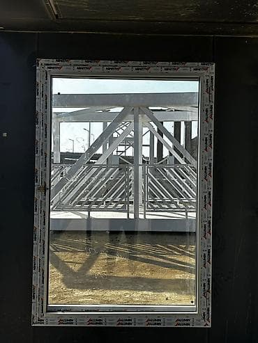 Alüminium pəncərə çərçivəsi və şüşə paket - Material: ALUMIN markalı