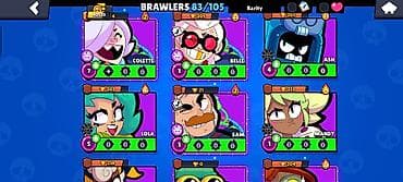 cayci isi: Brawl Stars hesabı – inkişaf etmiş profil - Kupa: 40,530+ - Səviyyə — 8