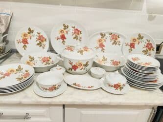 i̇ran qab qacaq: Nahar dəsti, rəng - Ağ, Farfor, Almaniya — 4