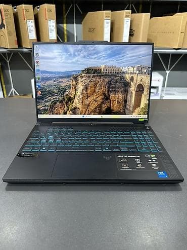 game notebook: ASUS TUF Gaming F16 Cpu: Core 5 210H SSD: 512 GB m2 Nvme RAM: 16 GB — 1