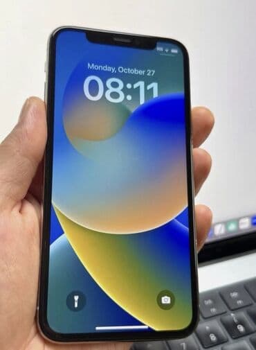 Alcatel: IPhone X, Gümüşü, Simsiz şarj — 2