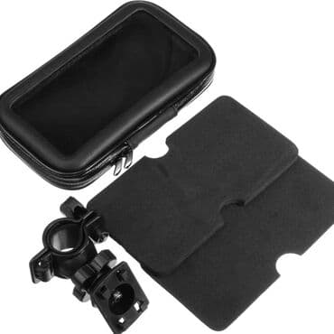 masin ucun velosiped tutacagi: Matasklet ve velosipet ücün su kecirtmeyen telefon tutacaqi, kabronun — 4