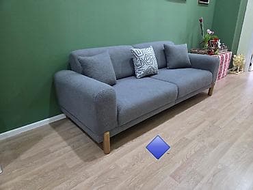 Диван, Нераскладной, Без подьемного механизма, Ткань, Нет доставки — 1