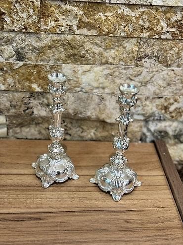 Канцтовары: Dekorativ set – güzgü, şamdanlar və aksesuar qabı - Oval masaüstü — 3