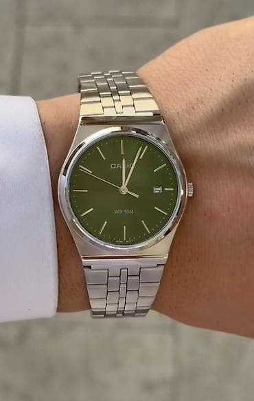 watt pro: Klassik üslubda kişi qol saatı – Casio - Paslanmayan poladdan metal — 1