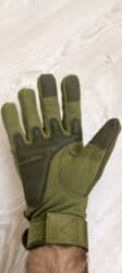 Перчатки: Taktiki Motosiklet əlcəkləri – zeytun yaşılı rəngdə. İstifadə — 9