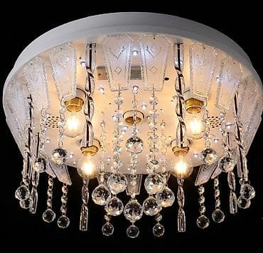 bez parca: Çılçıraq, 5 lampa, Metal — 2