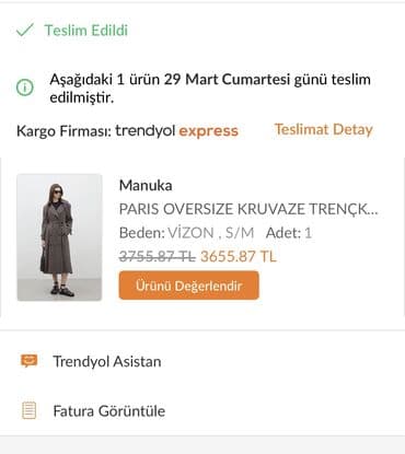 plas: Trendyol Manukadan 150 AZN’e alinib. Eyni ilə şəkildəki kimidir. Heç — 12