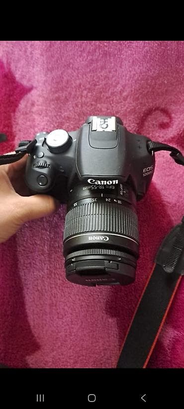 Elektronika: Canon EOS 1200D DSLR fotoaparat + Canon EF‑S 18–55mm obyektiv - 18 MP — 1