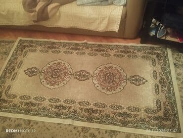 islemis taxta: 2/160 ölçü xalça Təbriz 25 manata qaralı ağlı saçaqlı İran xalçası — 3