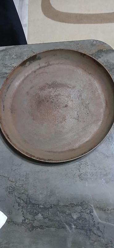 syomka baliq: Döymə dəmir/hardal çuqun sac – böyük ölçülü bişirmə sacı - Material — 1