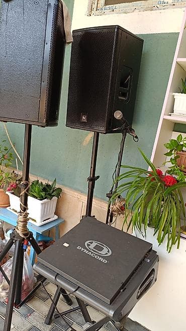 maşin kalonka: Profesional səs sistemi – tam set - Akustika: Electro‑Voice (EV) — 1